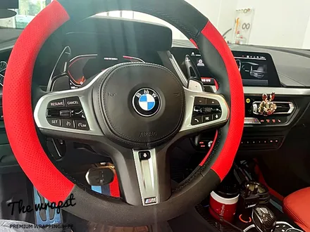 인천랩핑 BMW M235 핸들 유광카본랩핑 하나로 감성업 할수있죠 2시리즈랩핑 / 청라,인천,부천