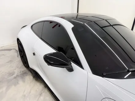 청라자동차랩핑 포르쉐 911 카레라4 GTS 고광택 옐로우 전체 랩핑 + 데칼 포인트, 도어 안쪽까지 시공한 이유 / 인천 서구 청라동