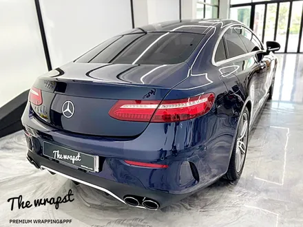 인천 청라랩핑 벤츠 E220d 쿠페 락그레이 컬러(시멘트)로 전체랩핑, 크롬죽이기 시공 후기 / 청라,인천,부천