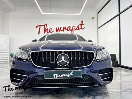 인천 청라랩핑 벤츠 E220d 쿠페 락그레이 컬러(시멘트)로 전체랩핑, 크롬죽이기 시공 후기 / 청라,인천,부천