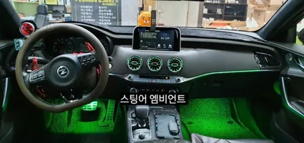 대구 스팅어벤풍구 엠비언트&순정데쉬보드하단엠비언트이식&풋등 / 대구, 구미