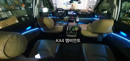 대구 4세대 카니발 KA4 엠비언트라이트&풋등 / 대구, 구미