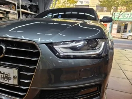 대구 아우디audi a4 b8 데이라이트 주간주행등 황변수리 아크릴관 교체 전조등 오스람D3 쿨블루5500K / 대구, 구미