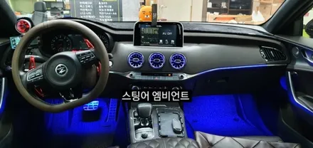 대구 스팅어벤풍구 엠비언트&순정데쉬보드하단엠비언트이식&풋등 / 대구, 구미