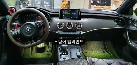 대구 스팅어벤풍구 엠비언트&순정데쉬보드하단엠비언트이식&풋등 / 대구, 구미