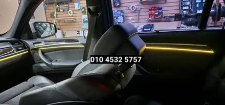 BMW X6(E71)엠비언트라이트 시공 / 대구, 구미