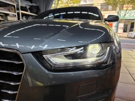 대구 아우디audi a4 b8 데이라이트 주간주행등 황변수리 아크릴관 교체 전조등 오스람D3 쿨블루5500K / 대구, 구미