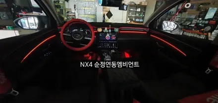 투싼NX4 순정엠비언트활성&64색 인터페이스 연동 / 대구, 구미
