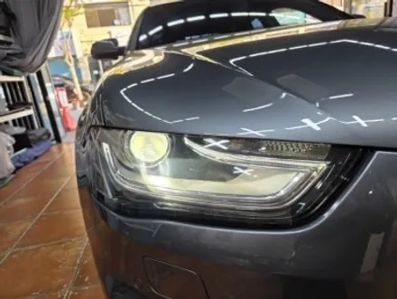 대구 아우디audi a4 b8 데이라이트 주간주행등 황변수리 아크릴관 교체 전조등 오스람D3 쿨블루5500K / 대구, 구미