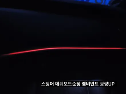 스팅어엠비언트,스팅어순정엠비언트광량업그레이드계기판순정연동,대구엠비언트순정연동 / 대구, 구미