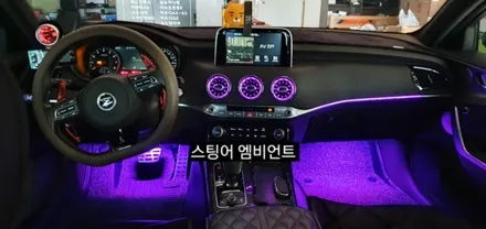 대구 스팅어벤풍구 엠비언트&순정데쉬보드하단엠비언트이식&풋등 / 대구, 구미