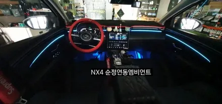 투싼NX4 순정엠비언트활성&64색 인터페이스 연동 / 대구, 구미