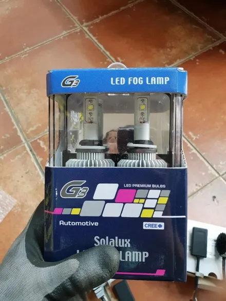 대구맥스크루즈순정HID차량D3S를솔라룩스D1S Snowplus5500K 광량업그레이드+H8LED안개등팩키지시공 / 대구, 구미