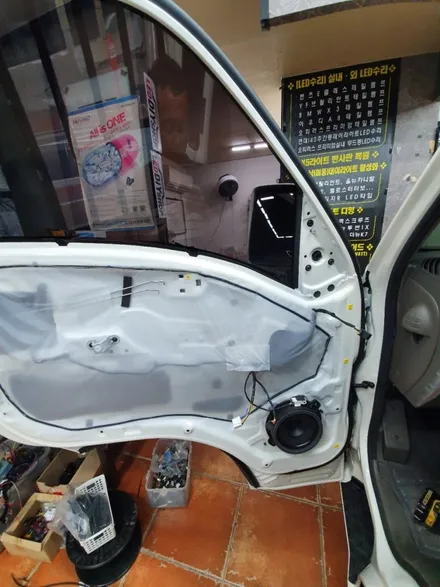 포터2신형리피터8핀사이드미러시공 / 대구, 구미