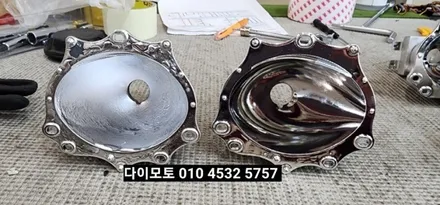 대구 싼타페dm 맥스크루즈 라이트반사판 크롬증착교체 필립스HID벌브교체 / 대구, 구미