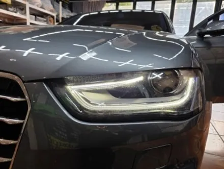 대구 아우디audi a4 b8 데이라이트 주간주행등 황변수리 아크릴관 교체 전조등 오스람D3 쿨블루5500K / 대구, 구미