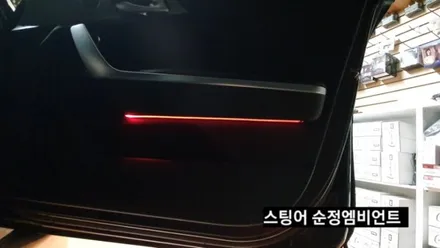 스팅어엠비언트,스팅어순정엠비언트광량업그레이드계기판순정연동,대구엠비언트순정연동 / 대구, 구미