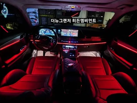 더뉴그랜저 히든엠비언트 순정연동 도어트림 엠비언트 확장시공 / 대구, 구미