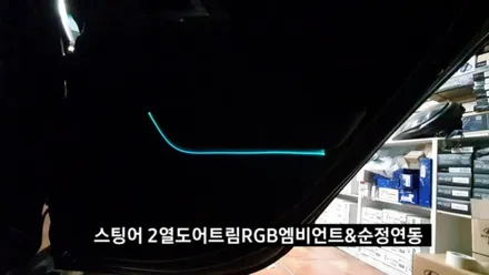 스팅어엠비언트,스팅어순정엠비언트광량업그레이드계기판순정연동,대구엠비언트순정연동 / 대구, 구미
