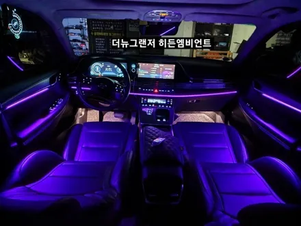 더뉴그랜저 히든엠비언트 순정연동 도어트림 엠비언트 확장시공 / 대구, 구미
