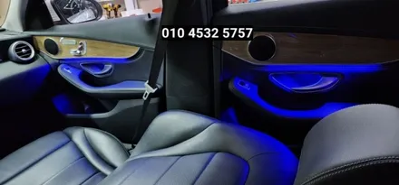 벤츠C클래스 W205 엠비언트라이트 3W RGB LED 광량업그레이드 / 대구, 구미