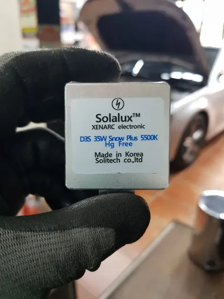 [대구]아우디A4B8 순정HID솔라룩스D3S SnowPlus5500k벌브교체안개등H8팬타입150watt2칩적용 / 대구, 구미