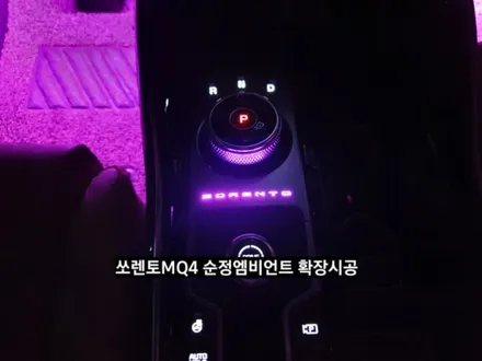 대구 쏘렌토MQ4 엠비언트 확장시공.도어스팟램프 / 대구, 구미