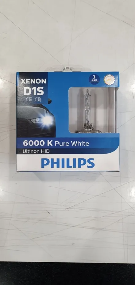 현대I30 전조등HID 벌브교체 필립스 D1S 6000K얼티논 PURE WHITE HID / 대구, 구미
