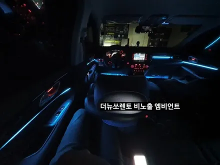 더뉴쏘렌토/올뉴쏘렌토 비노출 엠비언트라이트시공 / 대구, 구미