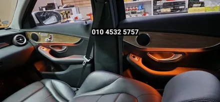 벤츠C클래스 W205 엠비언트라이트 3W RGB LED 광량업그레이드 / 대구, 구미