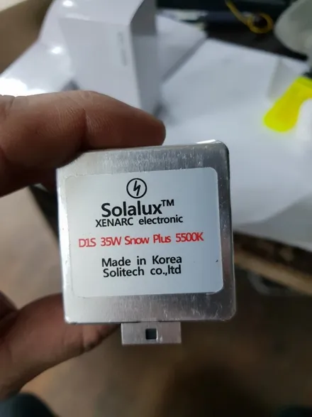 대구싼타페DM순정D3S전조등라이트HID솔라룩스D1안정기+D1SSnowPlus5500k벌브교체로광량업그레이드솔라이텍대구직영점DM라이트어두움개선작업 / 대구, 구미