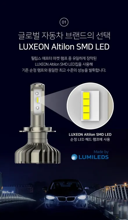 필립스 합법인증 익스트림 얼티논gen2 LED H7 I30장착 / 대구, 구미