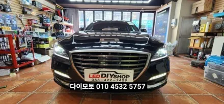 대구 제네시스G80 FULL LED헤드램프 냉각팬을점검하십시요 경고등 수리후기 / 대구, 구미