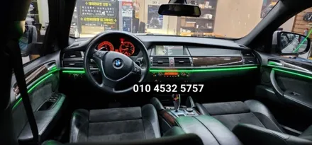 BMW X6(E71)엠비언트라이트 시공 / 대구, 구미