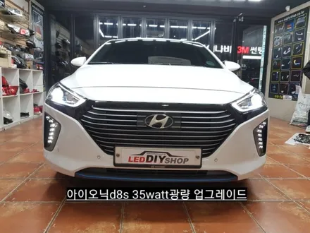 [대구]현대아이오닉D8S25watt전조등hid35w광량업그레이드d8S벌브색상교체 솔라룩스D2C35watt광량업그레이드 / 대구, 구미