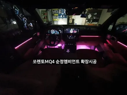 대구 쏘렌토MQ4 엠비언트 확장시공.도어스팟램프 / 대구, 구미
