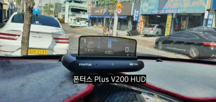 폰터스 HUD 헤드업디스플레이  Plus V200 스포티지R장착 / 대구, 구미