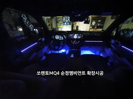 대구 쏘렌토MQ4 엠비언트 확장시공.도어스팟램프 / 대구, 구미