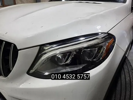 대구 벤츠W166 GLE350D 쿠페 헤드라이트 투명커버크렉 습기유입으로 커버교체 / 대구, 구미