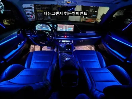 더뉴그랜저 히든엠비언트 순정연동 도어트림 엠비언트 확장시공 / 대구, 구미