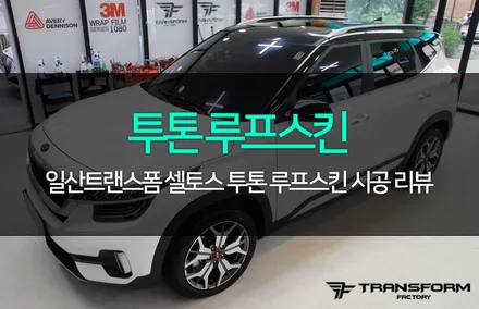 셀토스 투톤 루프스킨 간단하지만 확실한 드레스업 효과! / 고양시 덕이동