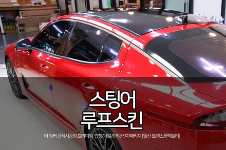 기아 스팅어 랩핑 루프스킨으로 깔끔하게! by 트랜스폼팩토리 / 고양시 덕이동