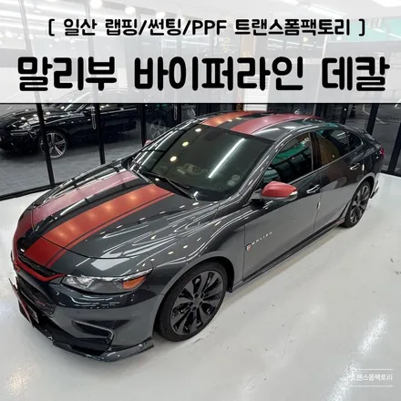말리부 바이퍼라인 라인데칼 잘하는곳 일산랩핑 트랜스폼팩토리 / 고양시 덕이동