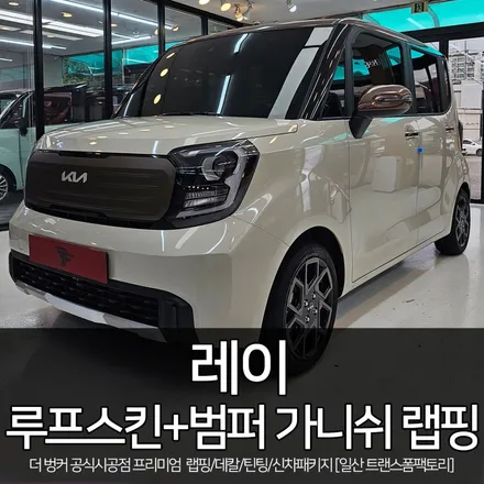 레이 루프스킨+프론트/리어 범퍼 가니쉬 포인트 랩핑은 역시트랜스폼팩토리 / 고양시 덕이동