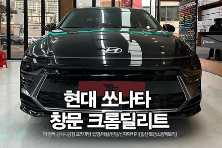 현대 쏘나타 창문몰딩 \