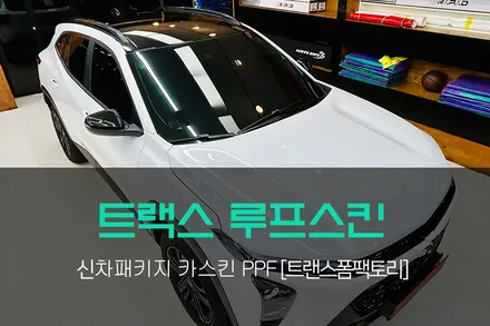[일산 랩핑] 쉐보레 트랙스 크로스오버 루프스킨 시공 리뷰~! / 고양시 덕이동