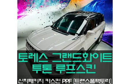 일산 토레스 그랜드화이트 투톤 루프스킨패키지 시공기! / 고양시 덕이동