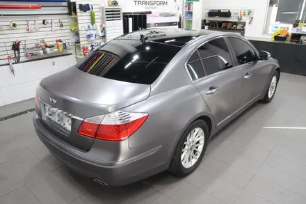 [TF] 제네시스 사틴 그레이 전체랩핑 시공 / 고양시 덕이동