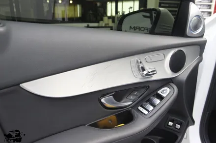 일산 랩핑 전문 벤츠glc 350e 실내 카본 랩핑 시공 리뷰 / 고양시 덕이동