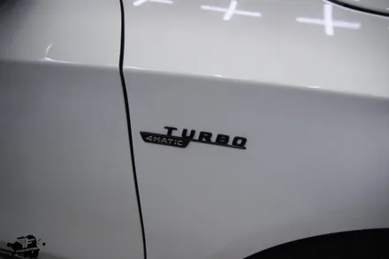 벤츠 a45 amg 부분 랩핑+데칼 시공 일산랩핑 전문 / 고양시 덕이동